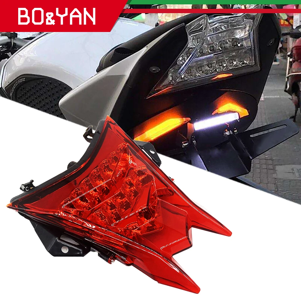 

For BMW S1000RR S1000R S1000 RR R HP4 2009-2018 2019 2020 Motorcycle LED Taillight Rear Brake Turn signal Integrated tail light