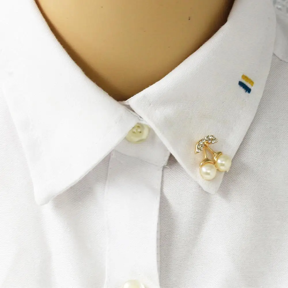 Модный кристалл жемчуг Вишня утка Сова паук парфюм на подвеске шпильки для