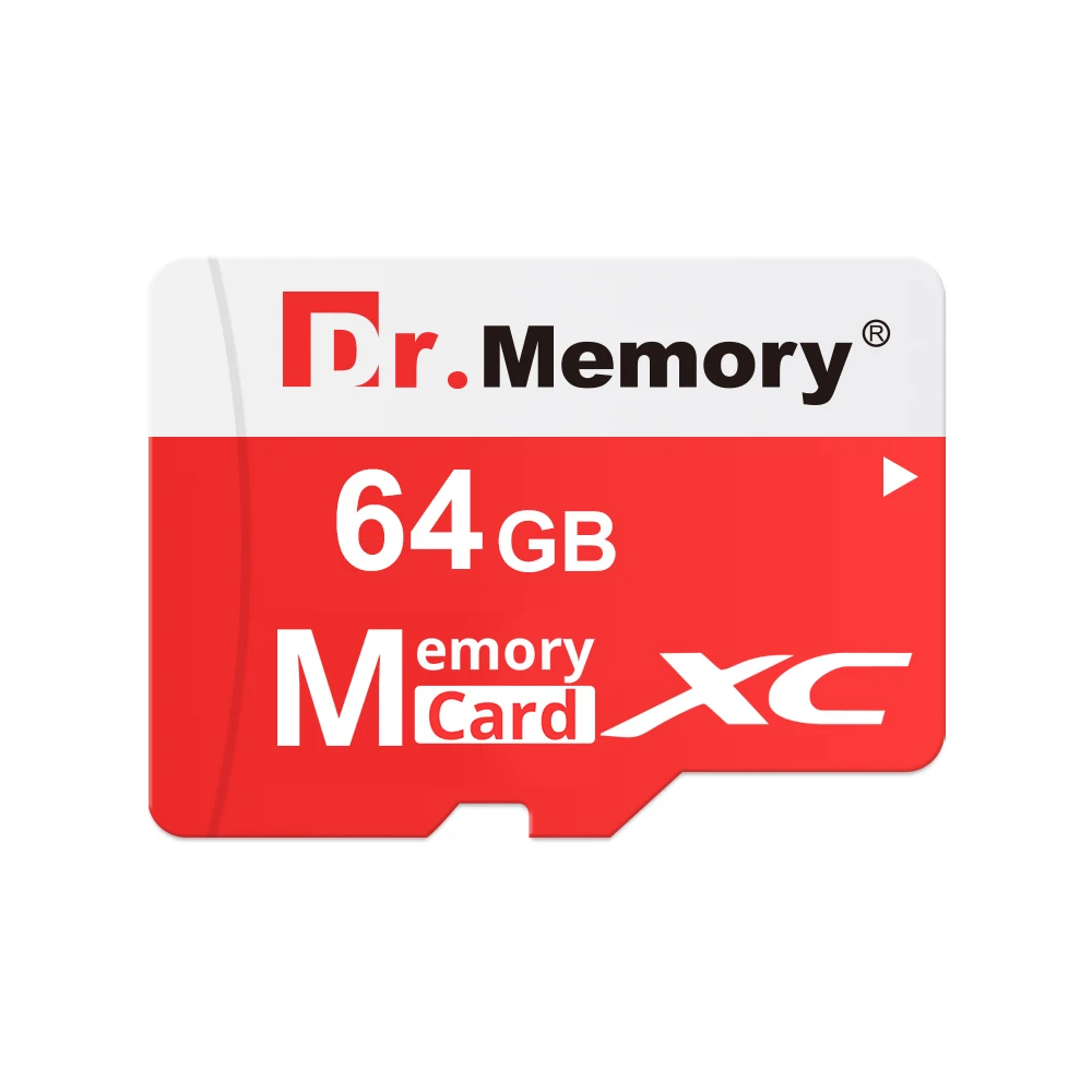 Карта памяти Dr.memory Red SD 64 ГБ TF память 4 8 Гб класс 10 16 32 128 для камеры Samsung в розничной