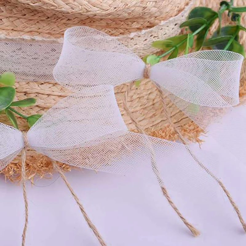 

50mm 50Yards Flat Stiff Plain Mesh Braid For Sewing Accessories