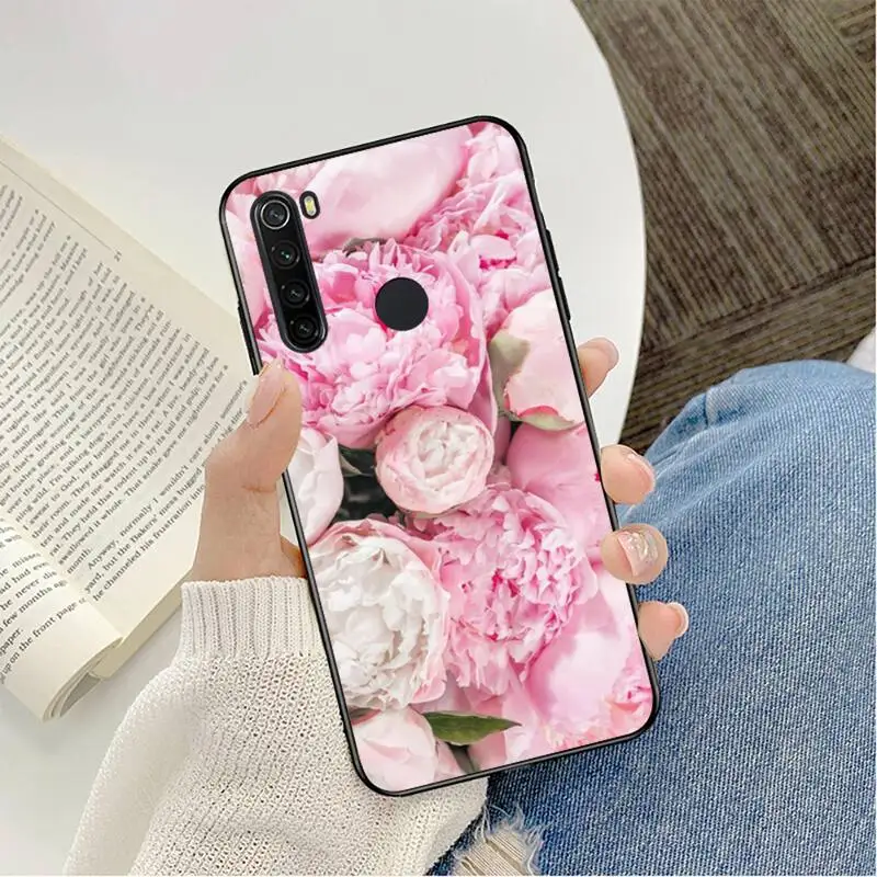 

YNDFCNB Peony Flower Phone Case For Redmi note 8Pro 8T 6Pro 6A 9 Redmi 8 7 7A note 5 5A note 7 case