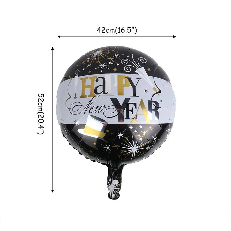 1pc ballon 2 Счастливый год воздушные шары-гирлянды баннер Рождество navidad Eve вечерние держатель для рук Штатив для фотостудии реквизит бутылки вина баллоны - Цвет: 1pc ballon 2
