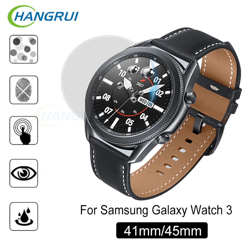 Закаленное стекло для Samsung Galaxy Watch 3 45 мм 41 HD Защита от царапин защитная пленка