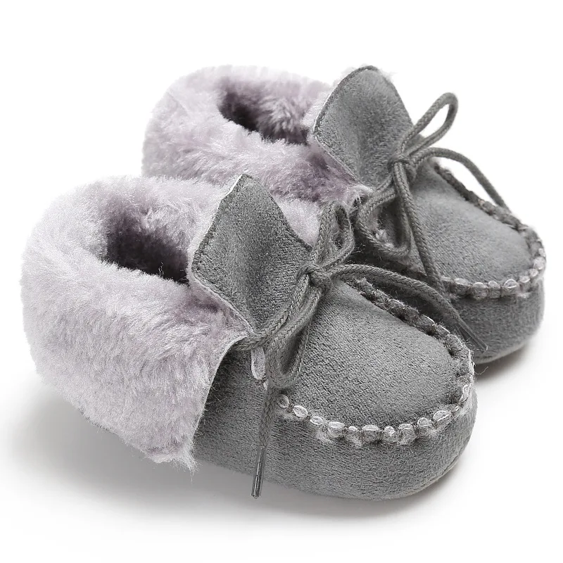 2020 Toddler Baby Girls boots Boys Shoes Soft Crib Sole Newborn Kids Lace Up Autumn Winter Snow Boots | Мать и ребенок