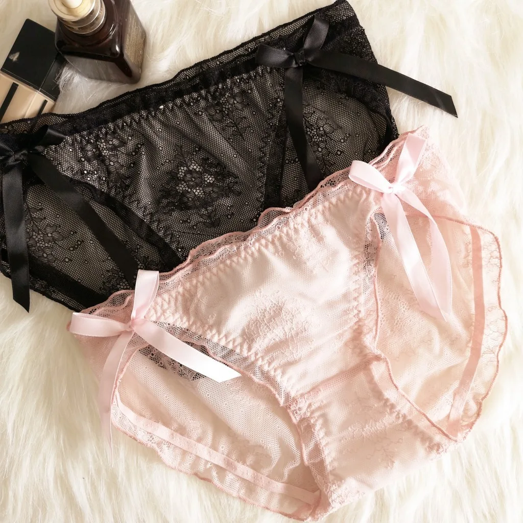 Женское кружевное нижнее белье SP & CITY прозрачные ажурные трусики в японском стиле