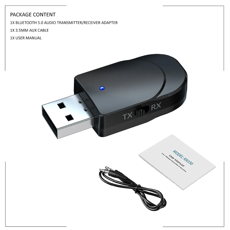 3 in1 передачи Bluetooth приемник адаптер USB 5 мм Беспроводной передающий для ТВ