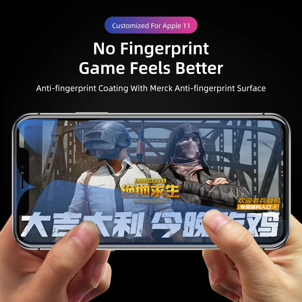 10D защита экрана из закаленного стекла с защитой от синего света для iPhone 11 Pro MAX XR Xs