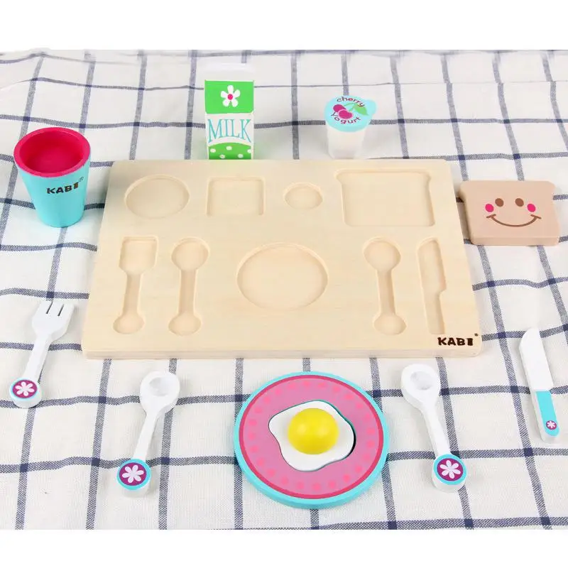 Деревянный игровой домик Игрушки для раннего развития детей имитация