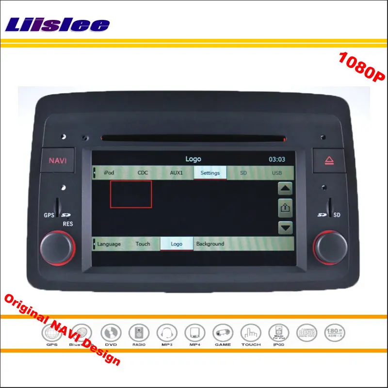 Для Fiat Panda 2004 ~ 2012 автомобильное стерео радио CD DVD плеер GPS навигация 1080P HD экранная