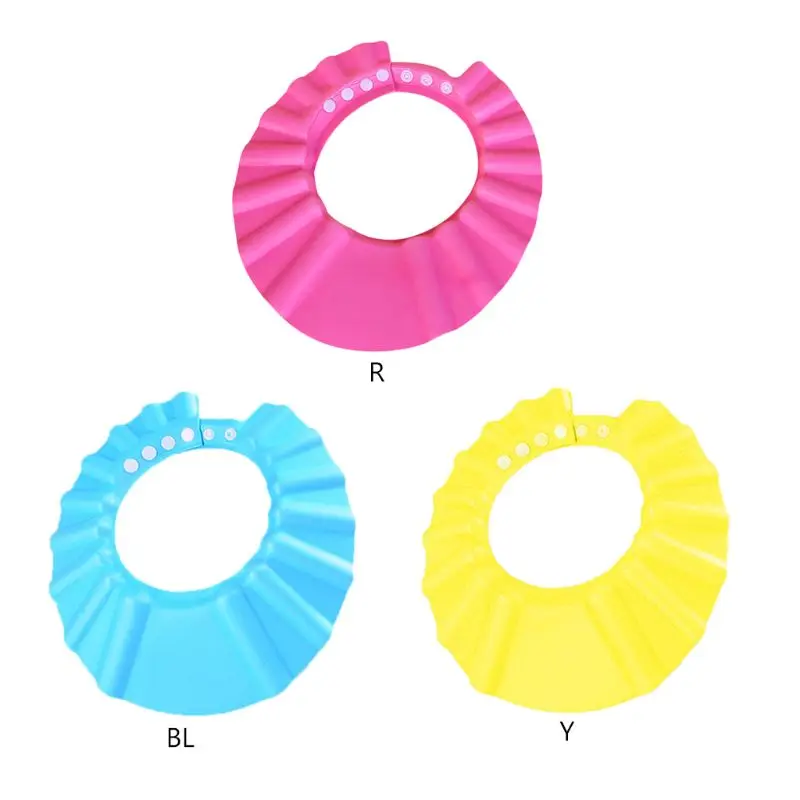 Детская Водонепроницаемая шапка для купания защиты от шампуня и душа мягкая