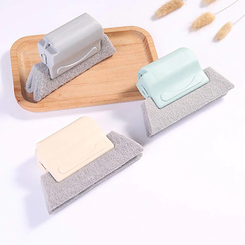 Window Cleaner Sponge Wiper Door Gap Venetian Blind Cleaner Hand Microfiber Window Washer Brush For Cleaning Blinds Grooves