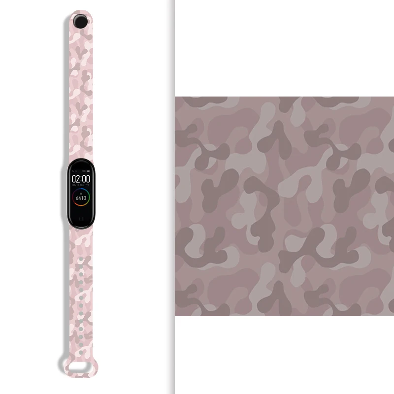 Colorful flowers Print Strap For Xiaomi Mi Band 5 4 3 Silicone Wristband Bracelet Replacement For MiBand 6 Men Women Wrist Strap