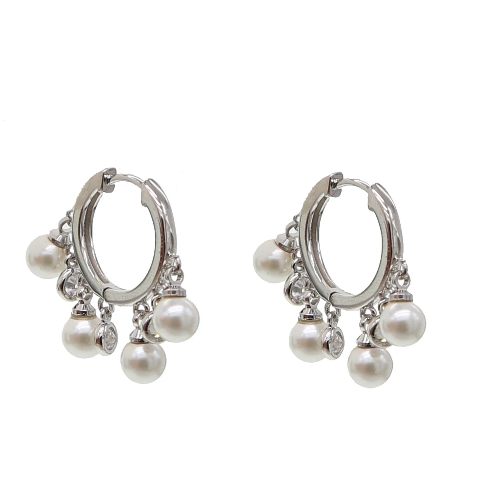 Модные женские серьги-подвески с искусственным жемчугом | Украшения и аксессуары