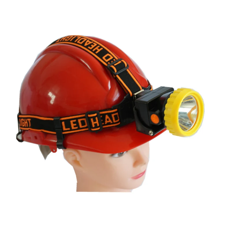 

Rechargeable Miner's Cordless LED Helmet Light Safety Head Cap Lamp Torch Waterproof Working Headlamp