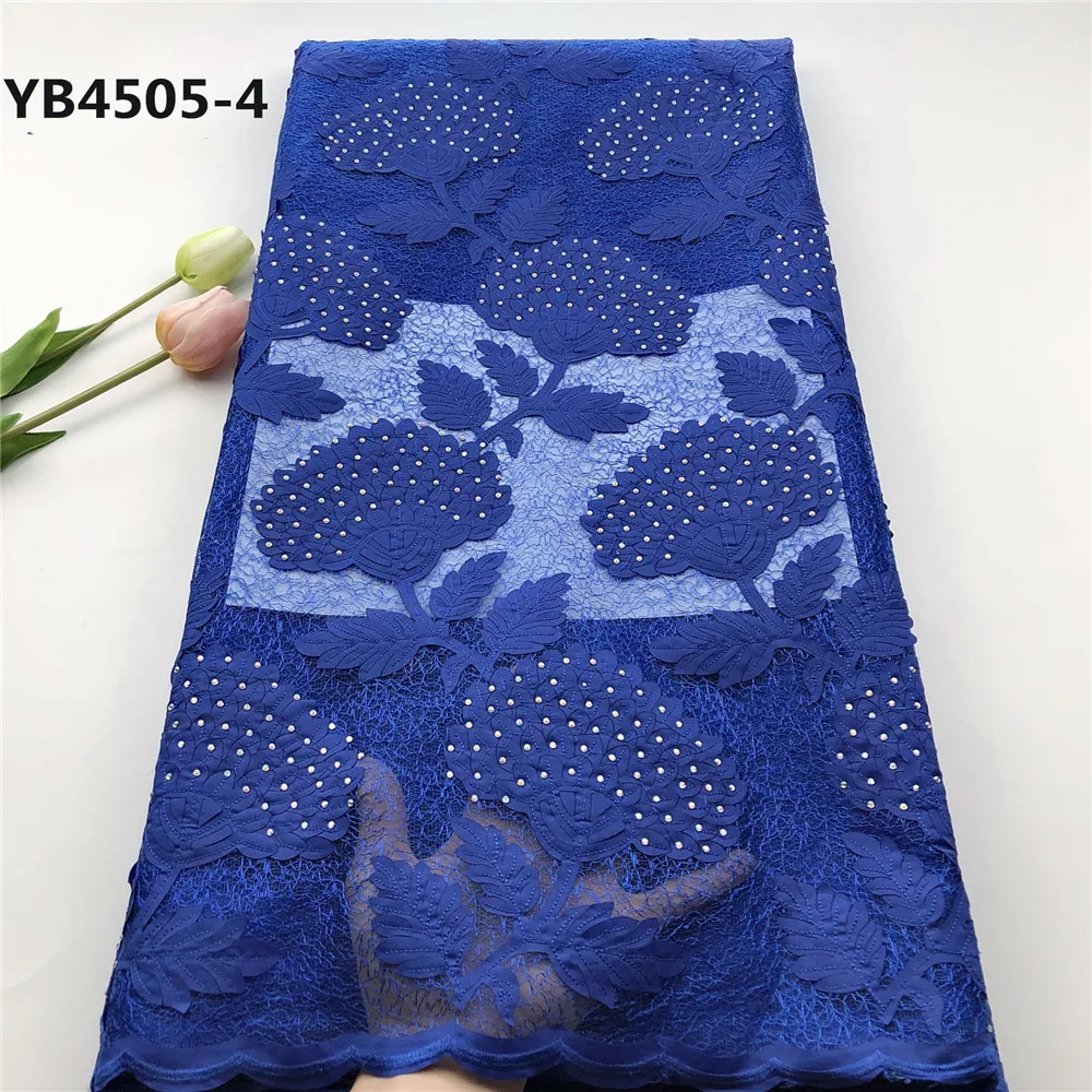 Африканская Нигерия новый стиль темно-зеленая вышивка цветок органза ткань