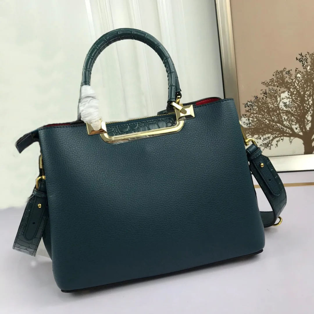 

2021 New Cowhide Lady Handbag Shoulder Bag Soft And Comfortable, Stylish And Generous, Super-Large Capacity