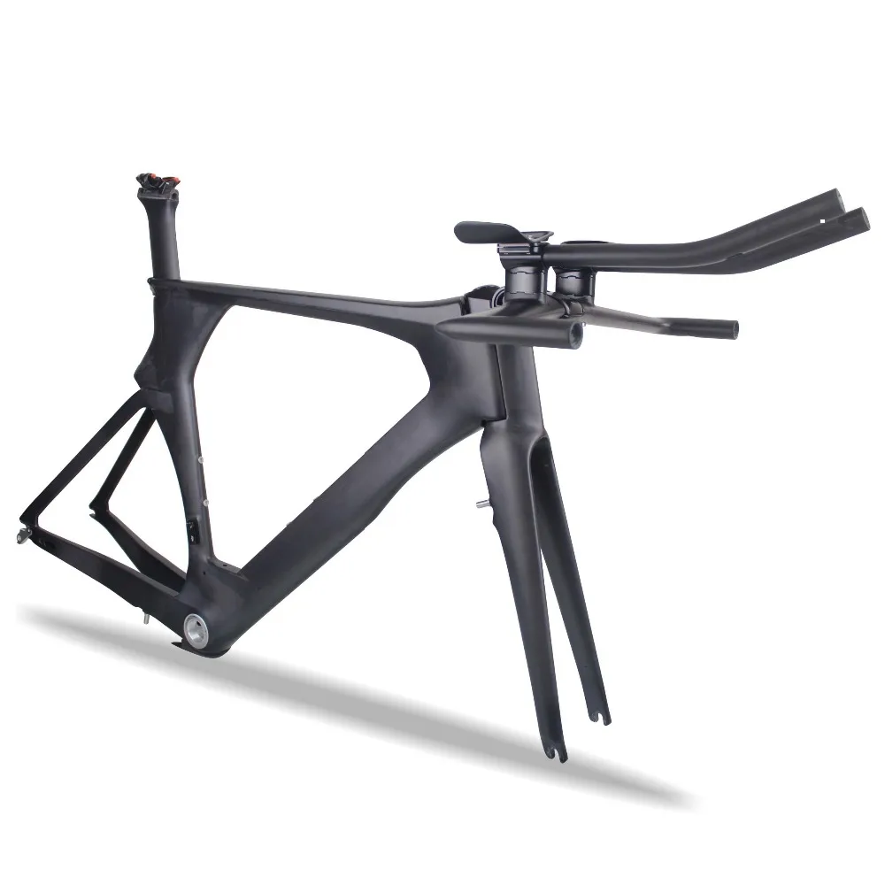 Карбоновая велосипедная Рама Carbonfan AERO OEM углеродный Триатлон frame 700c 1-1/8 дюйма Steerer