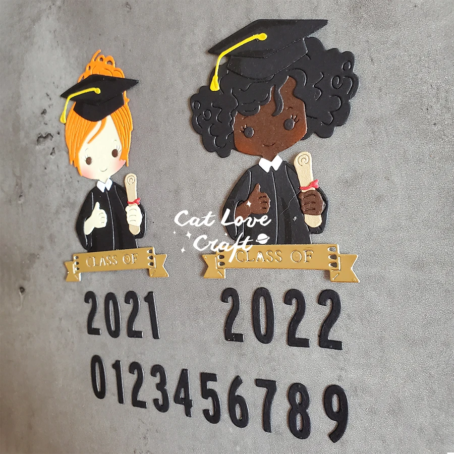 Выпускного вечера для бакалавра форма металлический Трафаретный вырубной штамп