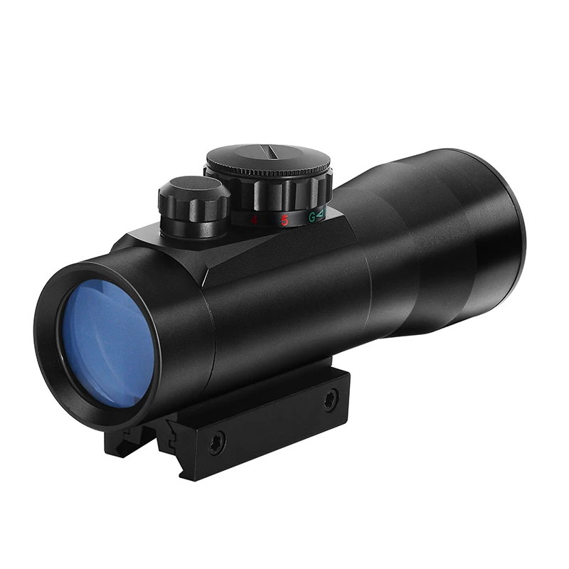 3X44 зеленый красный точечный прицел тактический оптика Red Dot Сфера подходит 11/20 мм рельс прицелы для охоты