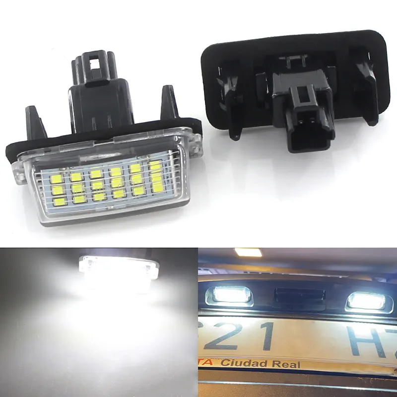 Светодиодная подсветка для номерного знака Toyota Avensis Yaris Ractis Camry Corolla Prius Verso S Vitz Levin