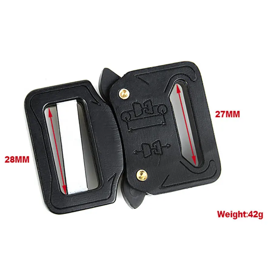 Высококачественная Черная Тактическая Военная 1 дюймовая пряжка для ремня |