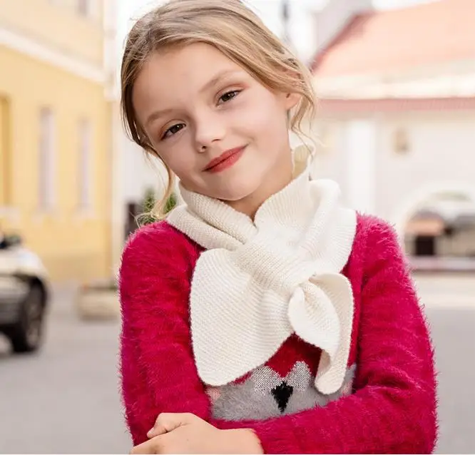 Кашемировый однотонный зимний шарф Naizaiga для мальчиков и девочек