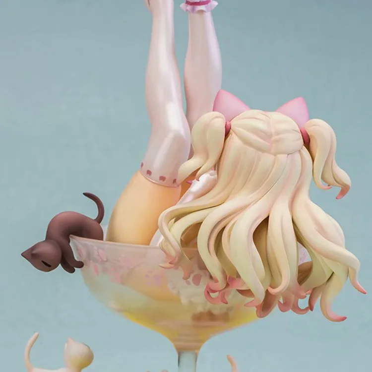 Wineglass девушка оригинальная картина кошачьи уши 1/6 красивая фигурка девочки |