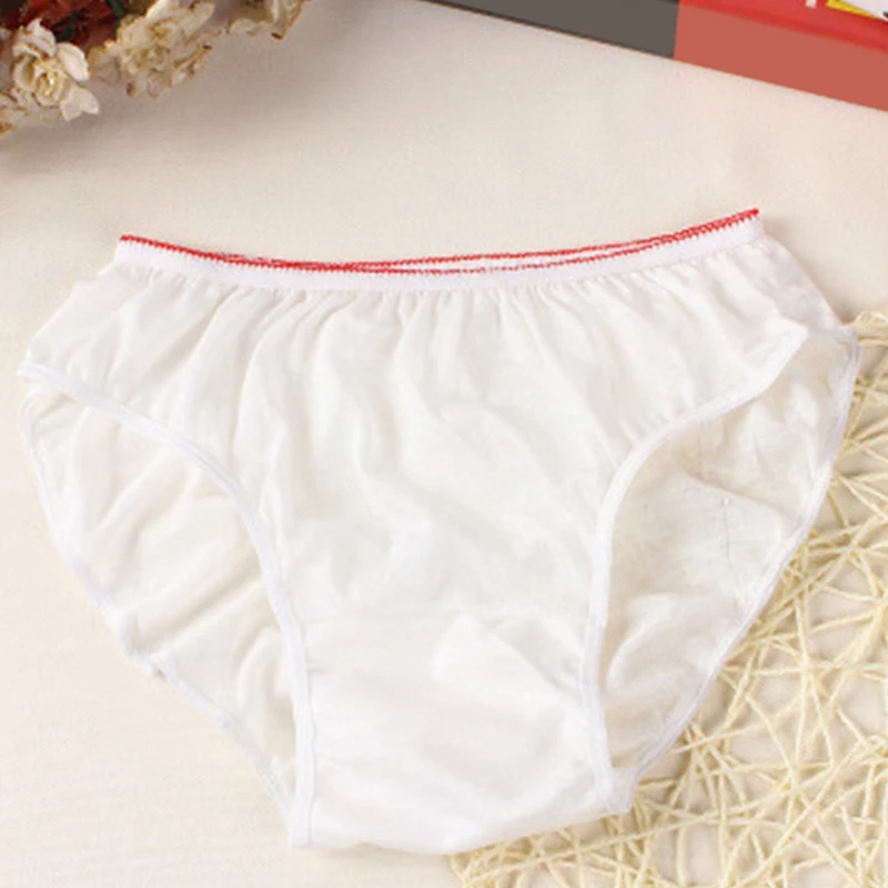 

Women Maternity Briefs Pregnant Cotton Travel Hotel Sauna Disposable Panties Underwear Postpartum Paper Panties