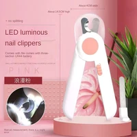 pet nail clipper scissors for dogs professional pet nail clipper with led light electric dog cat puppy kitten nail clippers tool
