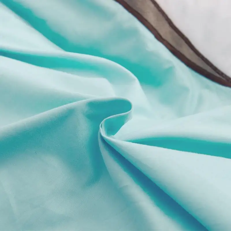 

Mr. Totoro Bedding Set Kids cyan Bed Set Egyptian cotton Bedding Cartoon Children bed linen Duvet Cover Full Size Sheet