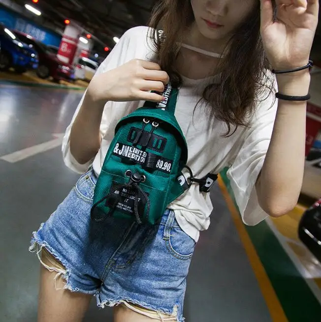 The new crossbody trend men's and women's chest bag sports waist casual small | Багаж и сумки