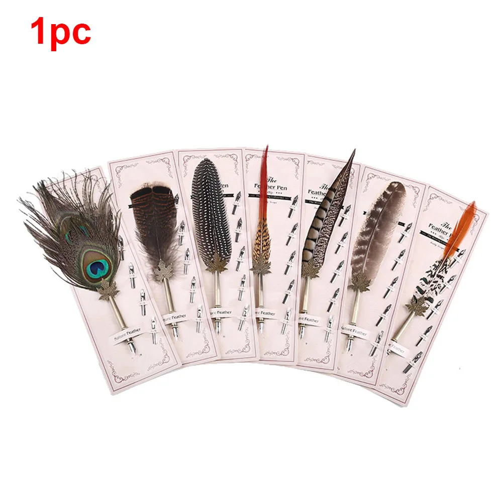 Портативный ретро сплав перо для письма офис Гладкий легко наносится