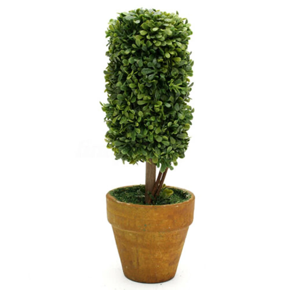 Имитация бонсай Искусственные пластиковые деревья в горшках растения садовый