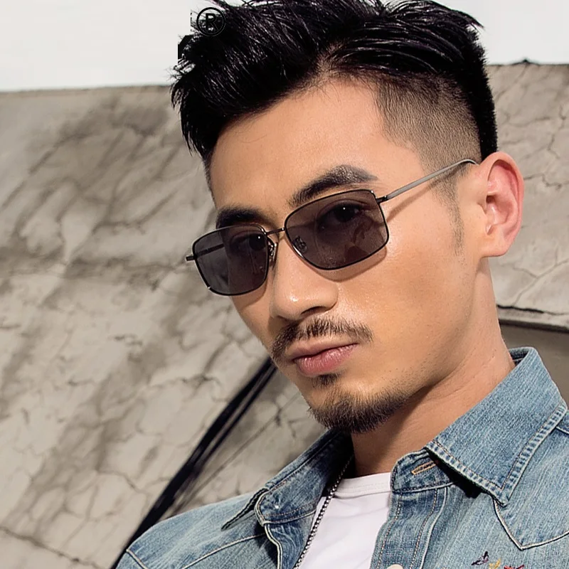 Мужские фотохромные солнцезащитные очки Vazrobe поляризационные для вождения