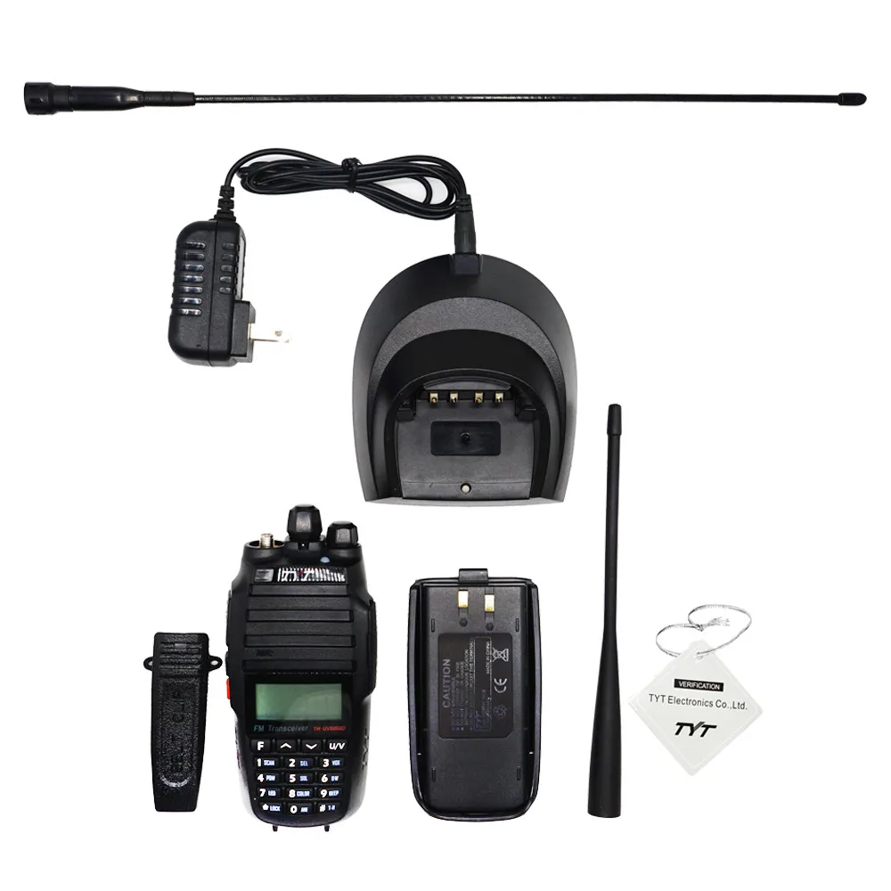 Портативная рация TYT 10 км Любительская VHF UHF Двухдиапазонная Вт двухсторонняя с