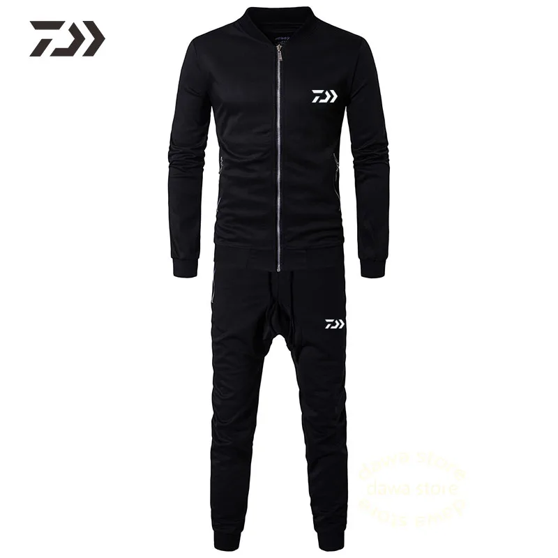 

Daiwa Clothing Fishing Suit Breathable Fishing Jacket Pants Suit Zipper Pocket Fishing Shirts Long Sleeve In Fishing Clothes