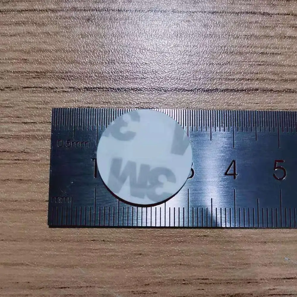 

Алюминиевый круглый чехол для автомобильного ключа Cadillac, 2 шт., 20,5 мм, смарт-карта с дистанционным управлением, эмблема, символ, наклейка, лог...