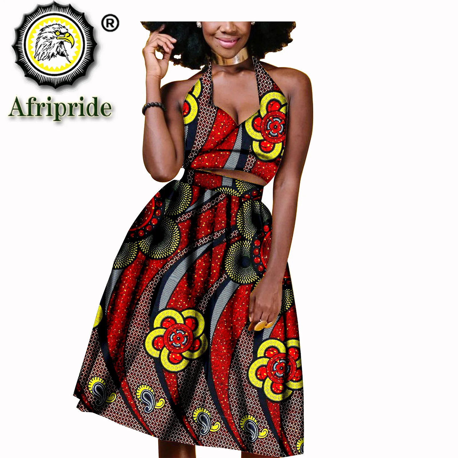 2019 африканские костюмы для женщин AFRIPRIDE индивидуальное изготовление без рукавов