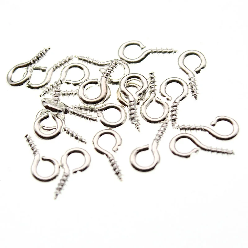 Металлические штифты с петлей для подвесок металлические винтовые крючки