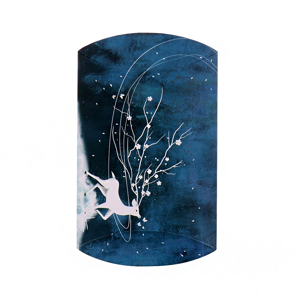 5 шт. Рождественская подарочная коробка в форме подушки деда мороза сумка для