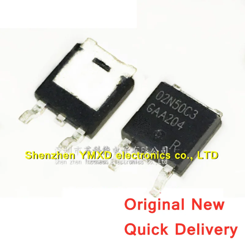 

10 шт./лот Новый SPD02N50C3 02N50C3 TO-252 полевой транзистор MOSFET n-channel 560V 1.8A