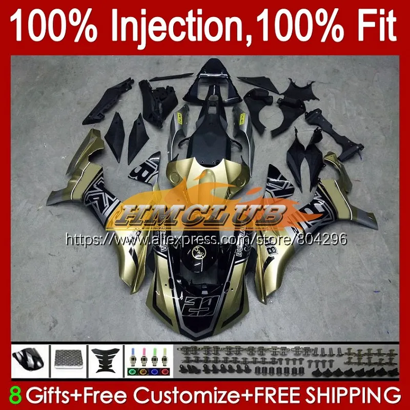 

Инъекция OEM для YAMAHA YZF R1 1000 YZF-R1 YZF R цвета шампанского hot 1 94No.5 YZF1000 YZFR1 15 16 17 YZF-1000 2015 2016 2017 обтекатель