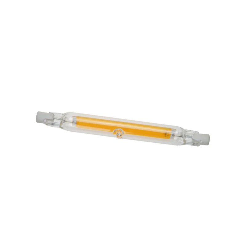 Dimmable COB R7S Светодиодная лампа 15 Вт 78 мм 30 40 50 118 кукурузная AC220 240V стеклянная трубка