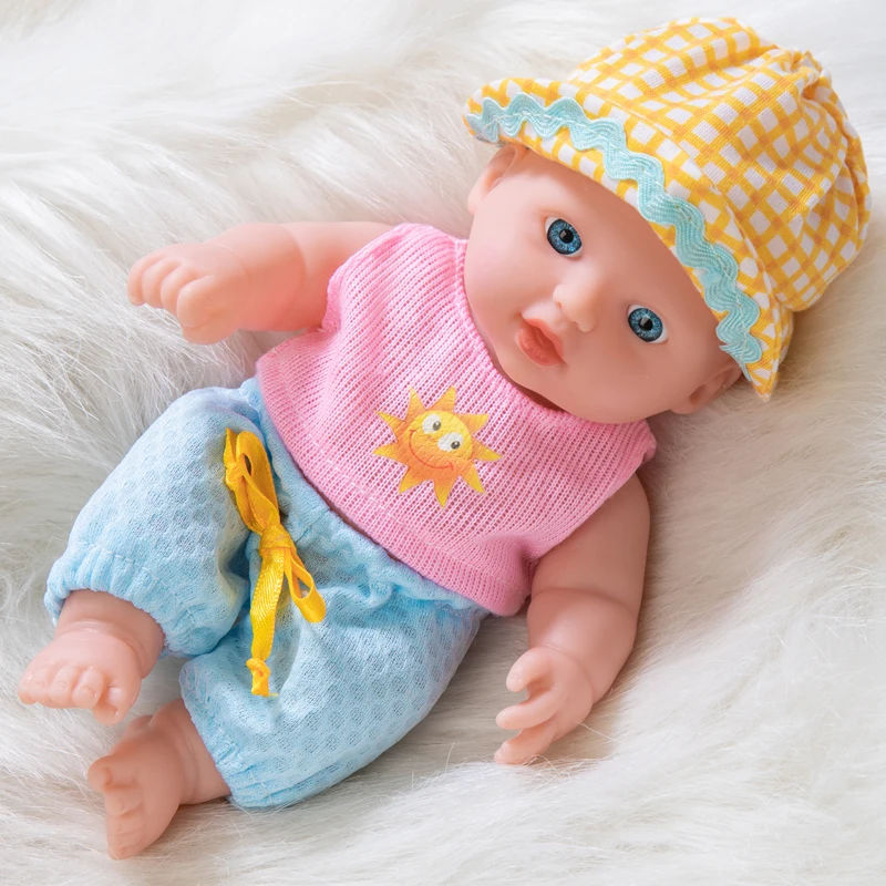 

20CM Reborn Baby Doll 8 Inches Lifelike Vinyl Newborn Baby Lifelike Soft Touch Doll Kit
