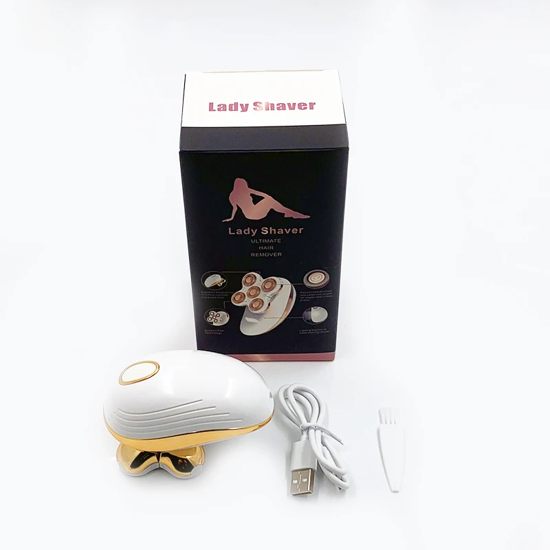 

Rechargeable Epilator Lady shaver USB charging Face leg body Painless Hair removal for man and woman