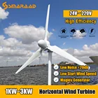 Ветряная мельница, горизонтальный ветрогенератор, 1 кВт, 2 кВт, 3 кВт, 3 кВт, 24-220 В, низкий оборот, высокоэффективное Домашнее использование, проект, ферма, лодка