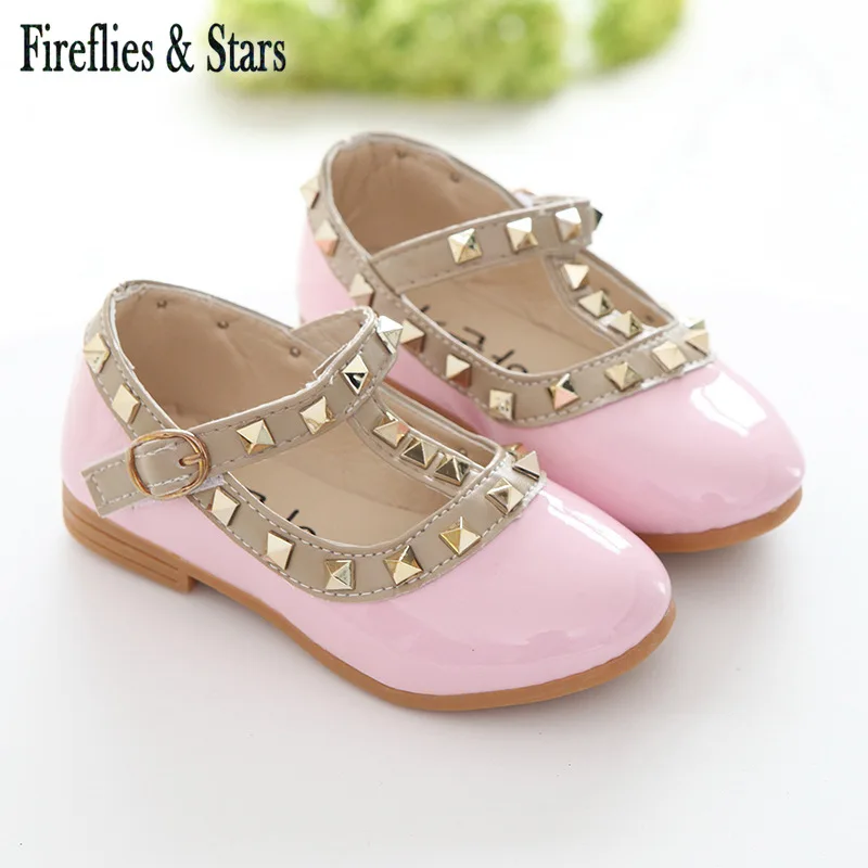 Обувь для девочек на весну-лето детская модная обувь принцессы из лакированной