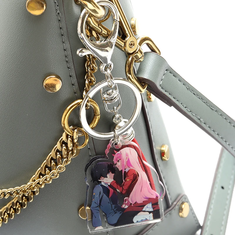 Брелок для ключей с героями аниме любимый в Фране двойные Мультяшные фигурки