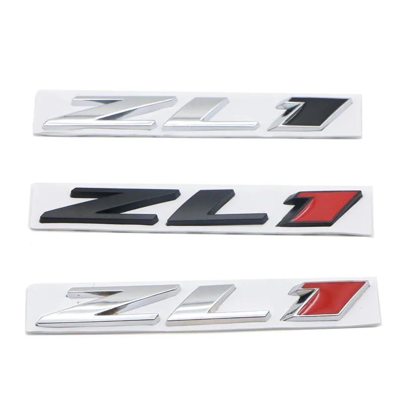 

3D ZL1 Metal Car Sticker Emblem Badge Trunk Decals for Chevrolet Camaro ZL1 Colorado Z71 Road 4X4 SIERRA GMC Suburban Stickers