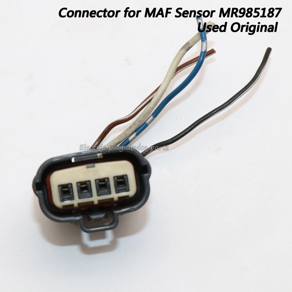 Подержанный разъем датчика массового расхода воздуха OE # MR985187 MAF для Mitsubishi Eclipse